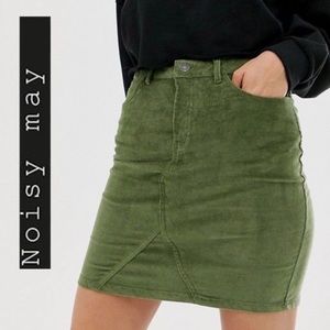 NWOT Stretchy Corduroy High-Waisted Mini